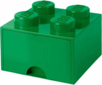 LEGO 40051734 Brick Drawer 4 Tárolódoboz - Zöld
