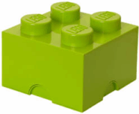 LEGO 40031220 Brick Drawer 4 Tárolódoboz - Lime zöld