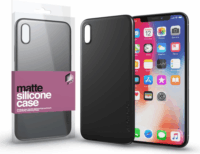 Xprotector Matte Apple iPhone X / Xs Ultravékony Matt Szilikon Hátlap Tok - Fekete