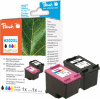 Peach (HP 302XL/F6U68A/F6U67A) Tintapatron Színes + Fekete