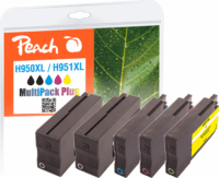 Peach (HP 950XL 951XL) Tintapatron TriColor + 2x Fekete