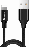 Baseus Yiven Lightning apa - USB-A apa Adat- és töltőkábel 1.2m - Fekete