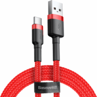 Baseus Cafule USB-C apa - USB2.0 apa Adat- és töltőkábel 0.5m - Piros