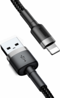 Baseus Cafule USB 2.0 apa - Lightning apa Adat- és töltőkábel 2m - Fekete/Szürke
