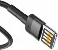 Baseus Cafule USB 2.0 apa - Lightning apa Adat- és töltőkábel 2m - Fekete/Szürke