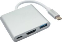 Akyga AK-AD-57 USB Type-C - USB Type A + C + HDMI HUB adapter