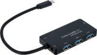 Akyga AK-AD-52 USB 3.0 HUB (4 port) - Fekete