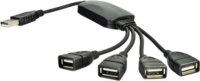 Akyga AK-AD-13 USB 2.0 HUB (4 port) - Fekete