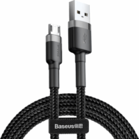 Baseus Cafule USB apa - MicroUSB apa Adat- és töltőkábel 2m - Fekete/Szürke