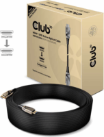 Club3D HDMI 2.0 HDR 4K aktív optikai kábel 50m Fekete