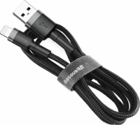 Baseus Cafule USB-A apa - Lightning apa Adat- és töltőkábel 1m - Fekete/Szürke