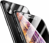 Baseus 0.3 mm Glass Film Set Apple iPhone Xs Max első és hátsó kijelzővédő - Átlátszó