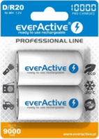 everActive Professional Line R20 D 10000mAh Ni-MH Újratölthető elem (2 db / csomag)