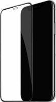 Baseus 0.2 mm All-screen Arc-surface AntiBlue T-Glass Apple iPhone Xs Max Edzett üveg kijelzővédő - Fekete