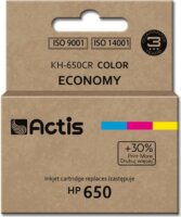 Actis (HP 650 CZ102AE) Tintapatron Tricolor