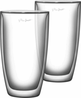 Lamart VASO 230ml Kávés Dupla Falú Üveg Pohár Szett 2 Darabos