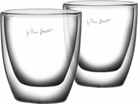 Lamart VASO 80ml Espresso Dupla Falú Üveg Pohár Szett 2 Darabos