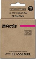 Actis (Canon CLI-551M) Tintapatron Magenta