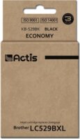 Actis (Brother LC529BK) Tintapatron Fekete