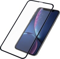 PanzerGlass™ Apple iPhone XR Tokbarát Edzett üveg kijelzővédő, fekete kerettel