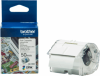 Brother CZ-1005 50 mm Festékszalag - Fehér alapon színes