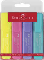 Faber-Castell 46 Pastell 1-5 mm Szövegkiemelő készlet - 4 különböző szín (4 db / csomag)