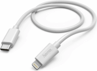 Hama Lightning apa - USB-C apa Adat- és töltőkábel 1m - Fehér