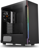 Thermaltake H200 TG RGB Számítógépház - Fekete