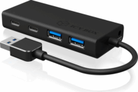 RaidSonic Icy Box B-HUB1426-U3 USB-C USB3.0 HUB (4 port) Fekete