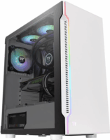 Thermaltake H200 TG Snow RGB Számítógépház - Fehér