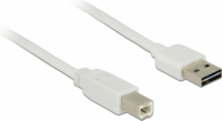 Delock EASY-USB 2.0-A apa > USB 2.0-B apa Adapter kábel 3m - Fehér