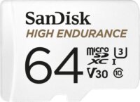 Sandisk 64GB High Endurance microSDXC UHS-I CL10 memóriakártya + Adapter