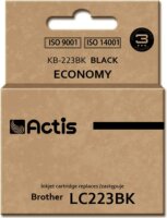 Actis (Brother LC223BK) Tintapatron Fekete