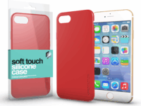 Xprotector Soft Touch Apple iPhone 7 / 8 Szilikon Hátlap Tok - Piros