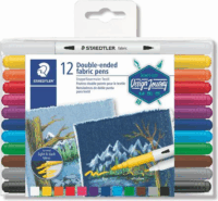 Staedtler Design Journey kétvégű textilmarker - Vegyes szín (12 db)