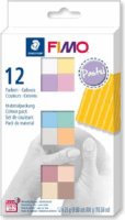 Staedtler FIMO Soft Pastel Égethető gyurma készlet 12x25 g - 12 különböző szín