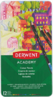 Derwent Academy Henger alakú színes ceruza készlet (12 db / csomag)