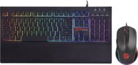 Thermaltake Tt eSPORTS Challenger Elite RGB Combo USB Gaming Billentyűzet US - Fekete + Egér