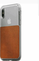 Nomad Clear Apple iPhone X Bőrtok - Barna