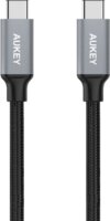 AUKEY USB 2.0 Type-C Adat- és töltőkábel 1m - Fekete