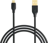 AUKEY USB 2.0 apa - MicroUSB apa Adat- és töltőkábel 1m - Fekete