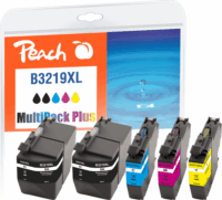 Peach (Brother LC-3219XL) Tintapatron Tricolor + 2x Fekete
