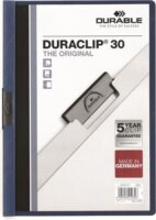 Durable Duraclip 30 A4 klippes gyorsfűző mappa - Sötétkék