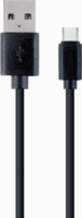 Gembird USB-A apa - USB-C apa Adat- és töltőkábel 1m - Fekete
