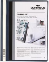 Durable DURAPLUS A4 panorámás széles gyorsfűző mappa - Sötétkék