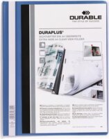 Durable DURAPLUS A4 panorámás széles gyorsfűző mappa - Kék