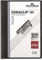 Durable Duraclip 30 A4 klipes gyorsfűző mappa - Fekete