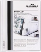 Durable DURAPLUS A4 széles panorámás gyorsfűző mappa - Fehér