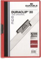 Durable Duraclip 30 A4 klipes gyorsfűző mappa - Piros