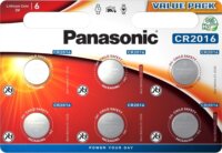 Panasonic CR2016 Lítium Gombelem (6db/csomag)